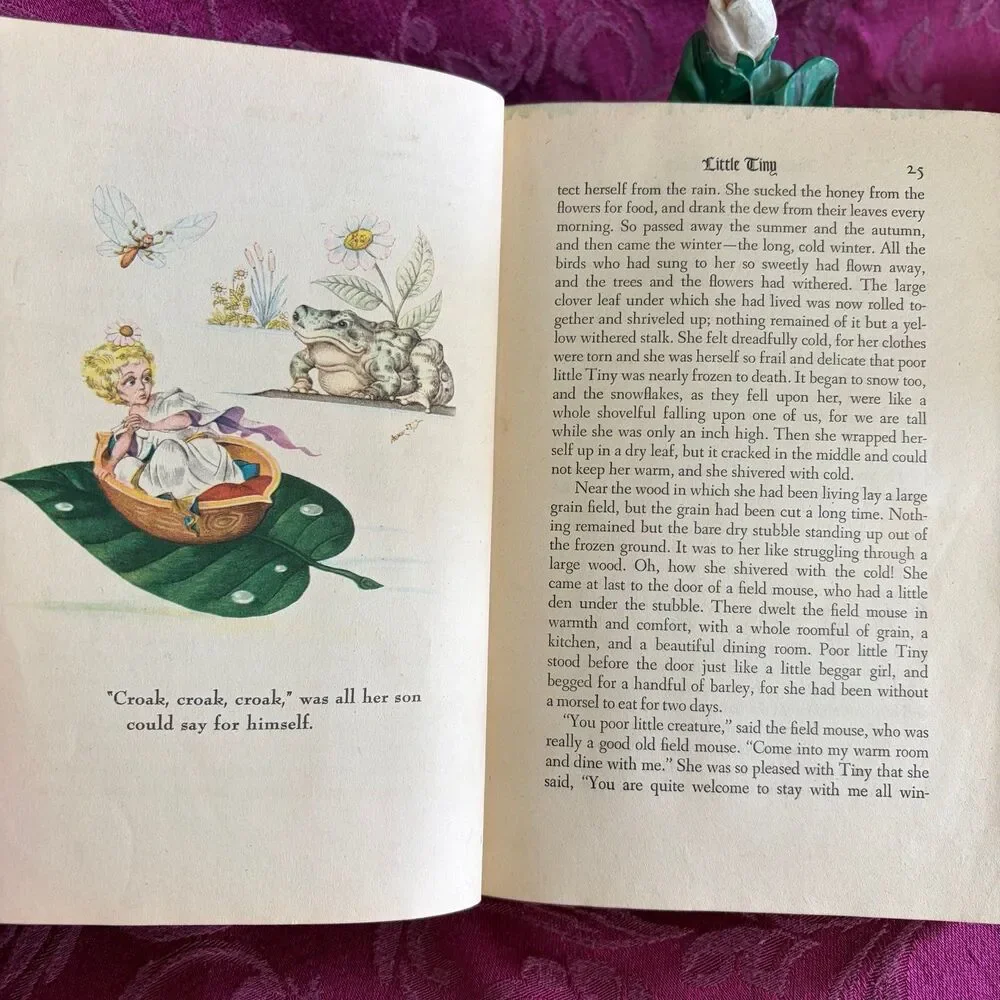 1945 Andersen's Fairy Tales by Hans Christian Andersen, Illustrated Vintage Book - Picture 6 of 11